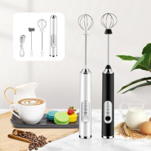 Mixer Misturador Bebidas Batedor Ovos Leite Mini Fuê Portátil Elétrico Recarregável